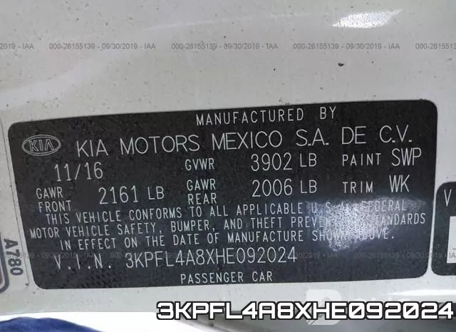 3KPFL4A8XHE092024 фото 10