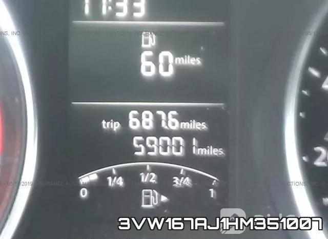 3VW167AJ1HM351007 фото 8