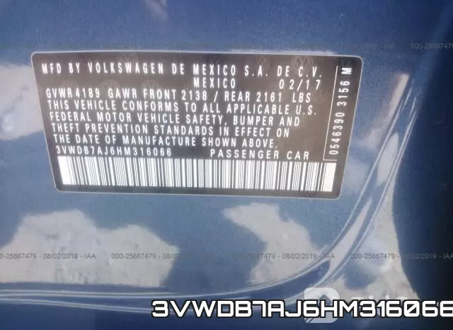 3VWDB7AJ6HM316066 фото 10