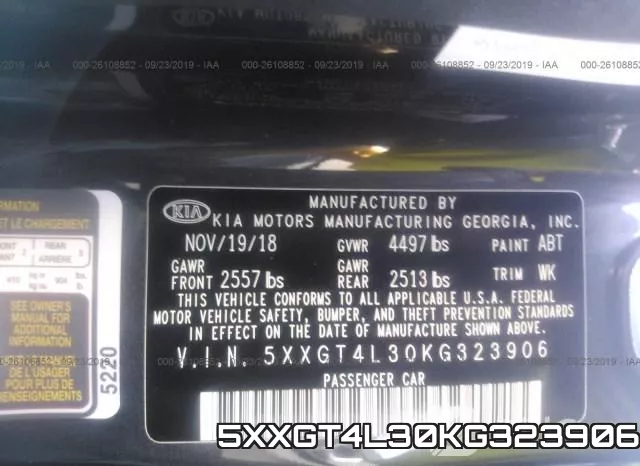 5XXGT4L30KG323906 фото 10
