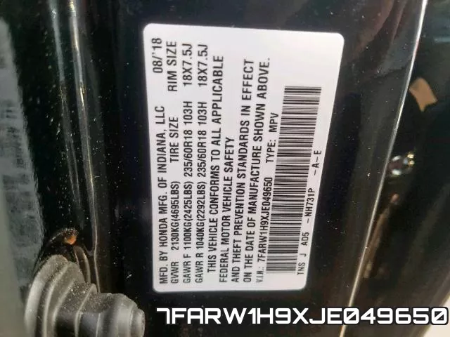 7FARW1H9XJE049650 фото 2