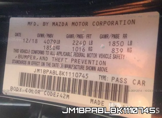 JM1BPABL8K1110745 фото 10