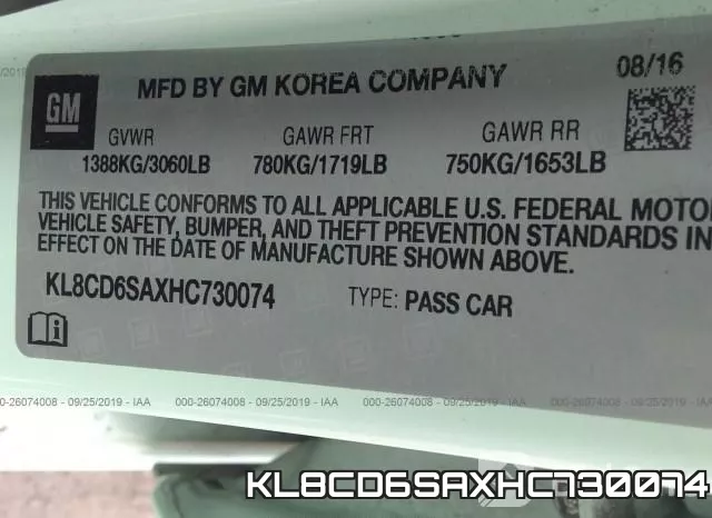 KL8CD6SAXHC730074 фото 10