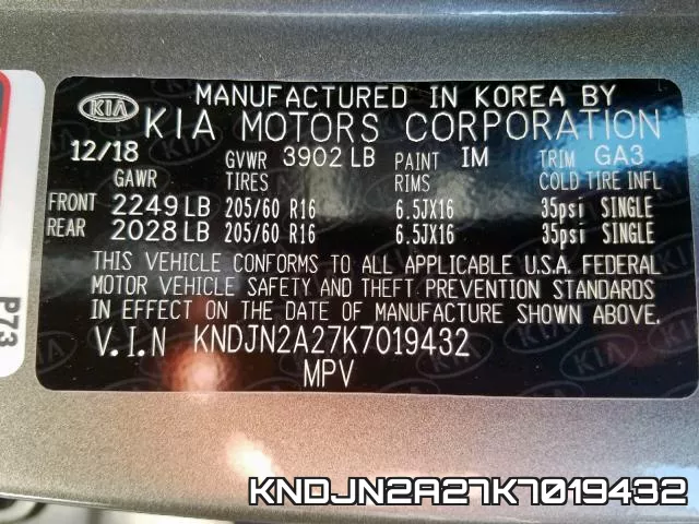 KNDJN2A27K7019432 фото 2