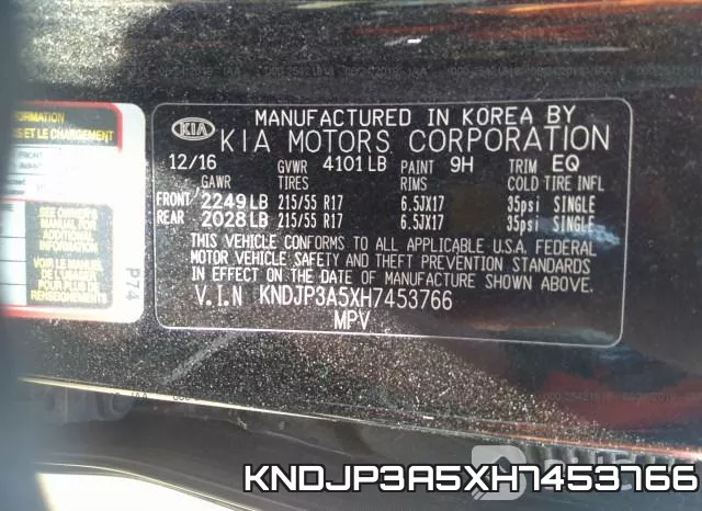 KNDJP3A5XH7453766 фото 10
