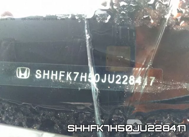 SHHFK7H50JU228417 фото 10