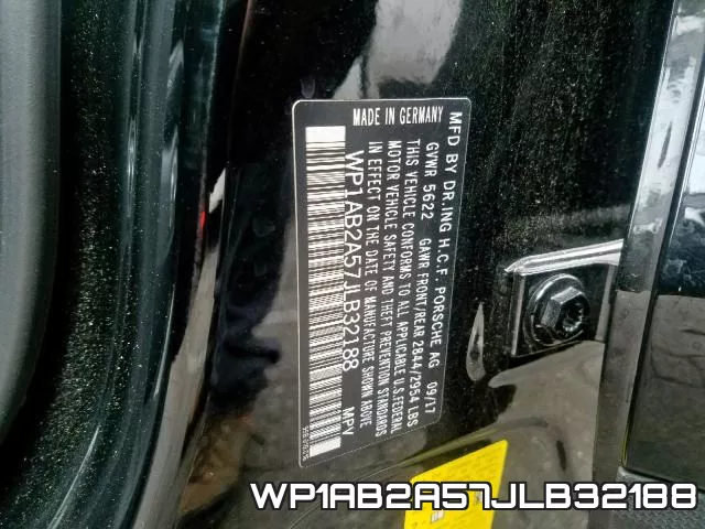 WP1AB2A57JLB32188 фото 2