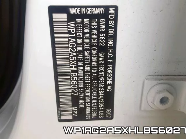 WP1AG2A5XHLB56027 фото 2