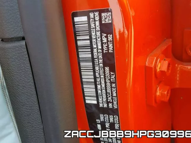 ZACCJBBB9HPG30996 фото 2