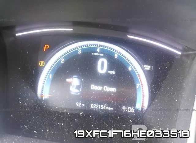 19XFC1F76HE033518 фото 8