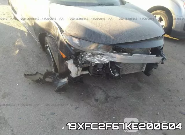 19XFC2F67KE200604 фото 7