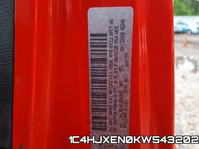1C4HJXEN0KW543202 фото 2