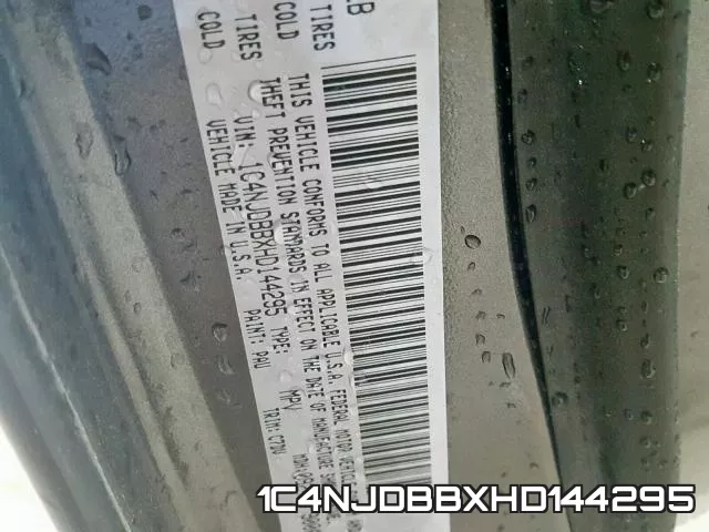 1C4NJDBBXHD144295 фото 2