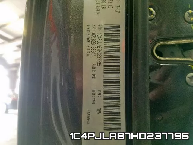 1C4PJLAB7HD237795 фото 2