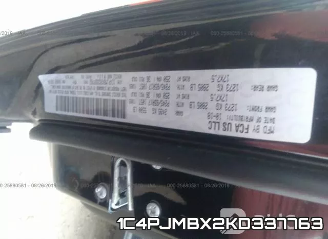 1C4PJMBX2KD337763 фото 10