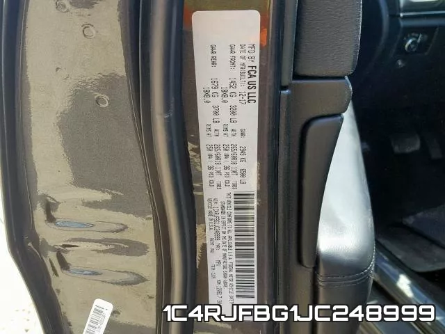 1C4RJFBG1JC248999 фото 2