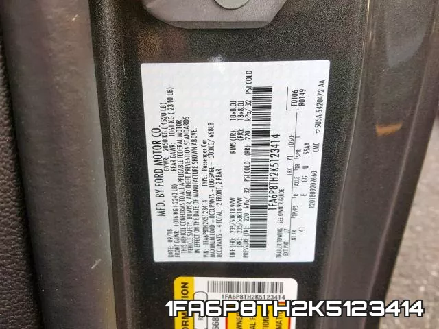 1FA6P8TH2K5123414 фото 2