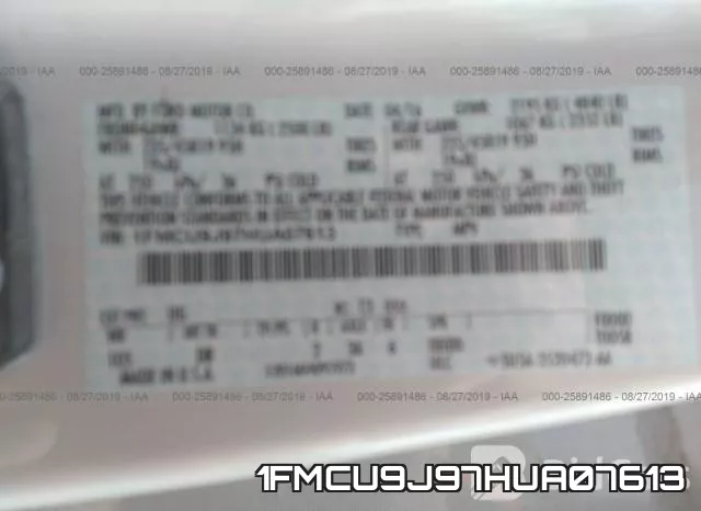 1FMCU9J97HUA07613 фото 10