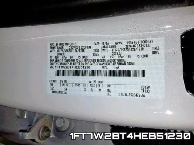 1FT7W2BT4HEB51230 фото 2