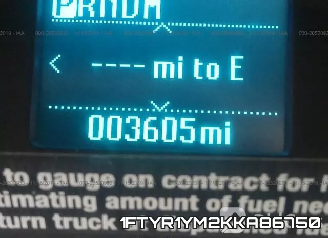 1FTYR1YM2KKA86750 фото 8