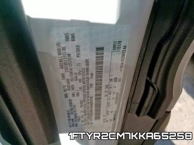 1FTYR2CM7KKA65258 фото 2
