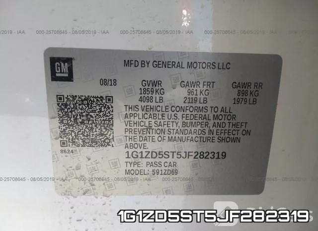 1G1ZD5ST5JF282319 фото 10