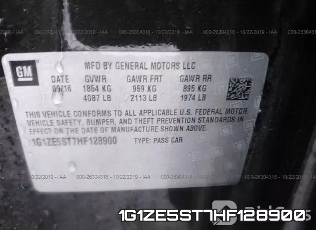 1G1ZE5ST7HF128900 фото 10