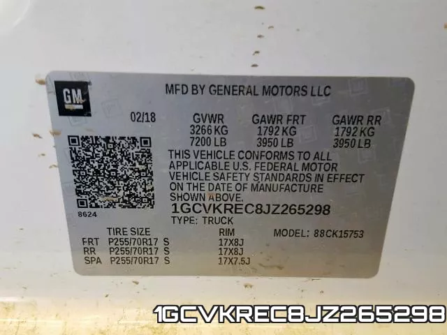 1GCVKREC8JZ265298 фото 2