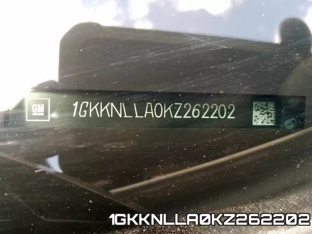 1GKKNLLA0KZ262202 фото 2