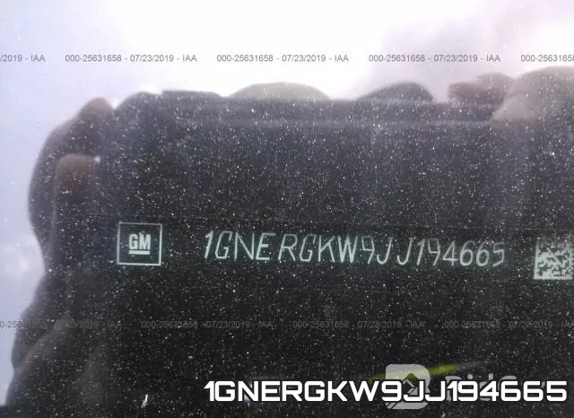 1GNERGKW9JJ194665 фото 9