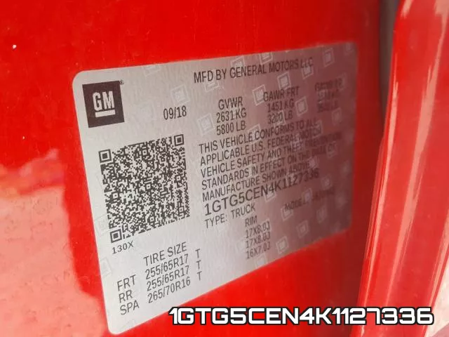 1GTG5CEN4K1127336 фото 2