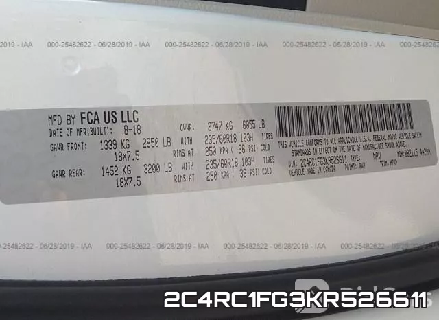 2C4RC1FG3KR526611 фото 9