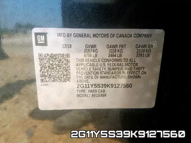 2G11Y5S39K9127560 фото 2
