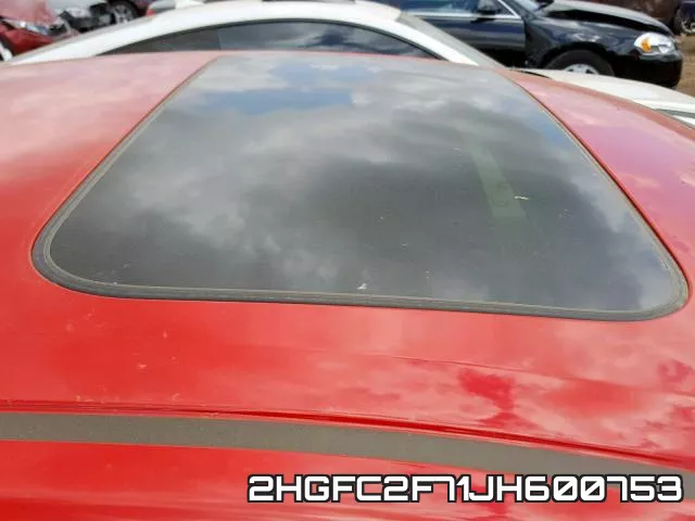 2HGFC2F71JH600753 фото 10