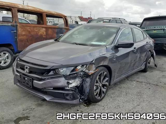 2HGFC2F85KH584096 фото 3