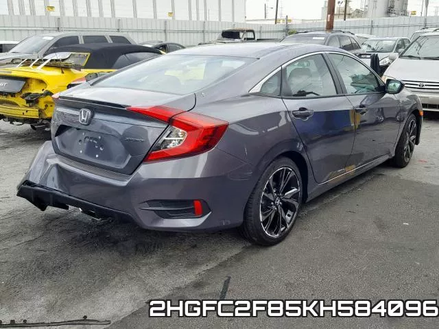 2HGFC2F85KH584096 фото 5