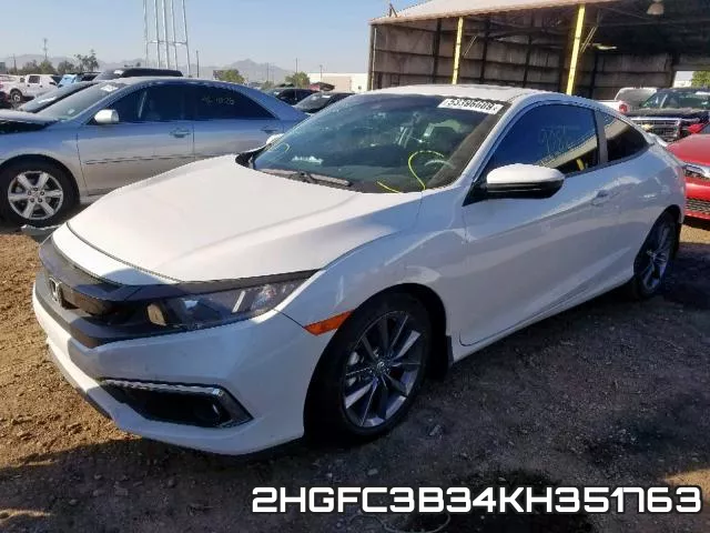 2HGFC3B34KH351763 фото 3