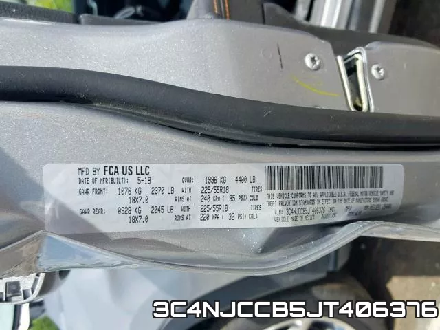 3C4NJCCB5JT406376 фото 2