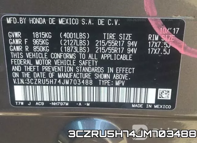3CZRU5H74JM703488 фото 10