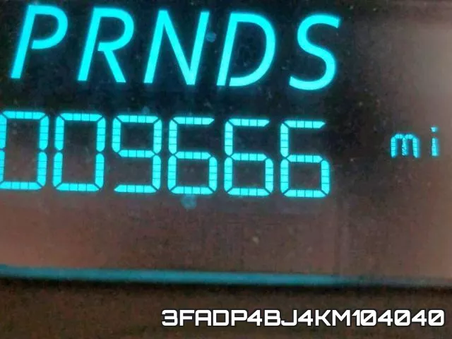 3FADP4BJ4KM104040 фото 9