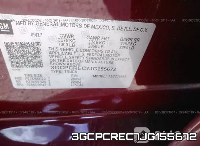 3GCPCREC7JG155672 фото 10