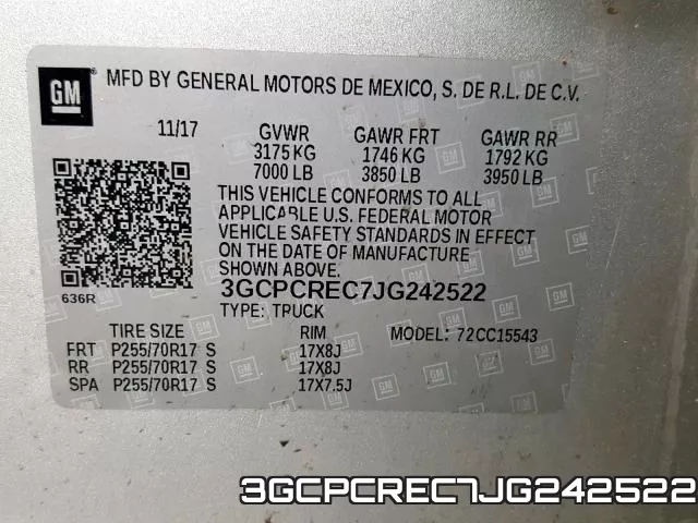 3GCPCREC7JG242522 фото 2