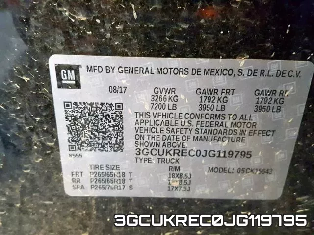 3GCUKREC0JG119795 фото 2