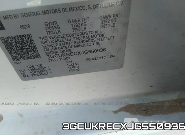 3GCUKRECXJG550936 фото 10
