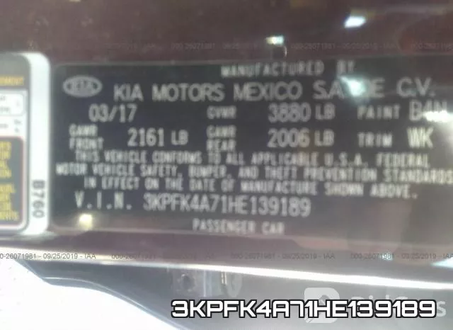 3KPFK4A71HE139189 фото 10