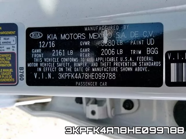 3KPFK4A78HE099788 фото 2