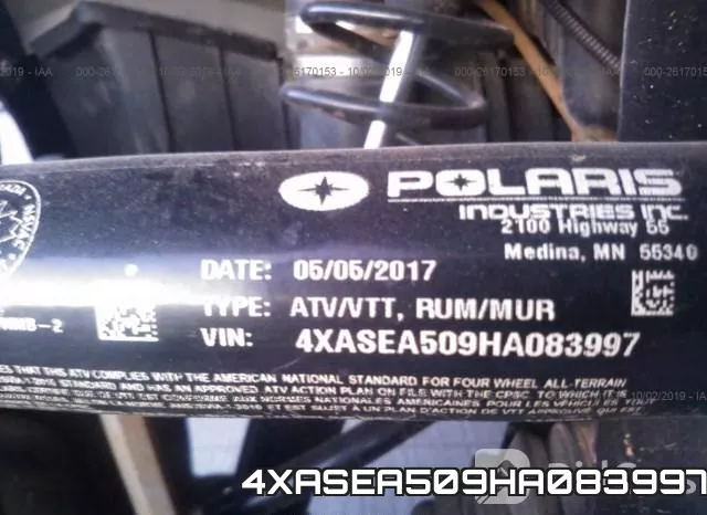 4XASEA509HA083997 фото 2