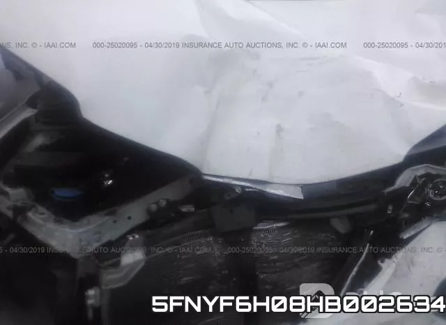 5FNYF6H08HB002634 фото 2