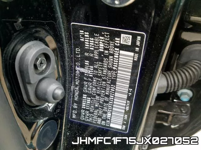 JHMFC1F75JX027052 фото 2