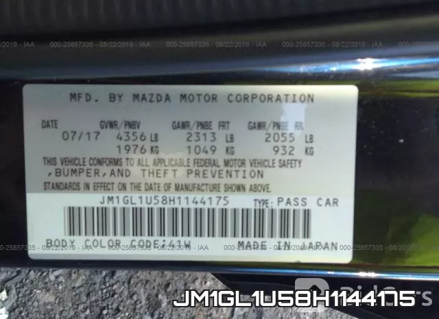 JM1GL1U58H1144175 фото 10